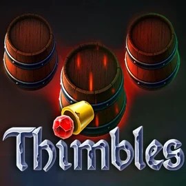Thimbles logo by Evoplay at Happyjokers CasinoThimbles